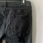 American Eagle Super Stretch Distressed Black Jeggings Size 6 Photo 4