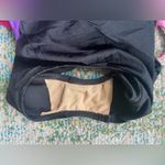 One Piece Vintage Sirena 80/90s pink ruffle black  swimsuit, size small medium Photo 5