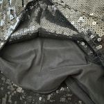 College Game Day Black Sequin Jersey Dress Womens One Size Photo 6