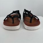 Not Rated Sela Sandal in Black size 8.5 Strappy Faux Pebbled Leather in Box Photo 3