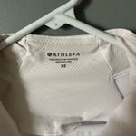 Athleta  Cream Quarter-Zip Top Photo 2