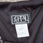 City Triangles  Vintage Velour Dress 90’s Velvet Floral USA S Small M Medium Photo 4