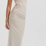 House Of CB NWOT  Nalini Mesh Corset Sand Gown sz XL Photo 0