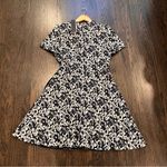 Black Halo  White and Blue Sheath Dress Photo 14