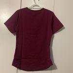 Scrub Star Women’s Size Small Wine Color Scrub Top NWOT Photo 5