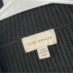 Club Monaco  Cardigan Sweater wool knit womens Black medium contemporary classic Photo 1
