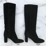 Valentino Garavani Valentino women’s black suede knee high block heel boots size IT 37 US 7 Photo 4