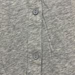 Bobi  Los Angeles Gray Button Up Shirt Bishop Sleeves 100% Cotton XS NWT Workwear Photo 5