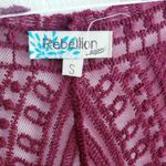 Rebellion Again Sheer Lightweight Cardigan Red Photo 8