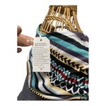 Knit Maxi Dress Gray Tribal
Print Cowl Neck Long Sleeve A Photo 7