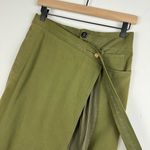 ZARA NWT  SRPLS Military Wrap Layered Midi Skirt Sz XS Green Photo 8