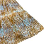 Sundance Bohemian Print Maxi Dress Tank Top Lace Trim Sheath Size 10 Women's Brown Photo 4