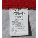 Disney The  Store's 100% Polyester Scarf Embroidered Mickey & Pluto - Red Photo 3