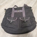 Lululemon Athletica Lucky Wool Charcoal Gray Neon XL Tote Bag Photo 1