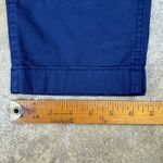 Gap  Women’s Downtown Khaki Pants Navy Blue Size 6 Cropped Classic‎ Chino Photo 13
