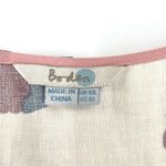 BODEN White Printed Dream Linen Anna Tunic Dress Lace Up 100% Linen Blue Size 6 Photo 5