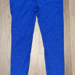 Athleta  Chaturanga Royal Blue Space Dye Athletic Leggings - Size Medium Photo 0