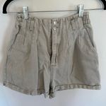 Urban Outfitters daisy corduroy high waisted shorts gray Photo 0