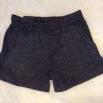 Active Life Comfy Cozy Shorts Heather Charcoal Elastic Drawstring M New Photo 3