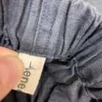 Aeneontrue Linen Wide Leg Shorts Gray Relaxed Fit Minimalist Summer L Size L Photo 4