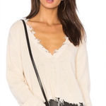 Lovers + Friends Destroyed Wool Blend Prospect Sweater. Size Small. Photo 0