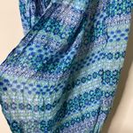 Talbots  Blue Floral/Aztec Infinity Scarf Photo 1
