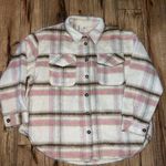 Plaid flannel jacket Pink Size L Photo 0