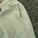 Cider Cream Linen Relaxed Fit Drawstring Waist Photo 3