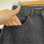 Pretty Little Thing  Black Boyfriend Button Fly Womens Jeans Size 2 Distressed Photo 3