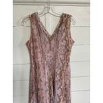 T.T Tahari Cheetah Print Asymmetrical Ruffle flare tank Mesh Fairygoth dress Photo 12