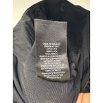 Alice + Olivia Kyra Deep V Drapey LS Mini Dress Size 0 Black Ruched Long Sleeve Photo 6