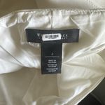 White House | Black Market Ivory Pencil Skirt sz 2 knee length slit career office Photo 6
