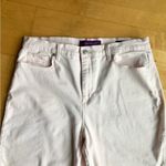 Gloria Vanderbilt  Amanda High-Rise, Straight Leg, Zip Fly Jeans, Pink, Size 16 Photo 6