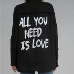 Elan  Black Jacket with Subtle Texture
ALL YOU NEED IS LOVE ❤️ Photo 1