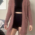 Love Tree cute fuzzy Cardigan Photo 0