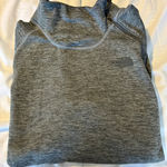The North Face  Mattea Funnel Pullover Quarter Zip Thumb Hole Gray‎ Athletic- XL Photo 0
