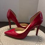 Jessica Simpson  Women's Red Pointed Toe D'Orsay Heels Size 39.5 US 9.5 Photo 3