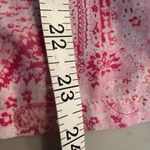 Women's Lauren Ralph Lauren black label pink embroidered paisley pajama top PM Size undefined Photo 3