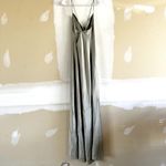 Show Me Your Mumu  Tuscany Maxi Slip Dress Bridesmaid Formal Cowl Neck Moss Green Photo 10