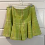 Anthropologie  Maeve Skirty Godet Skort Shorts Green Plaid Size 8 NWT Photo 6
