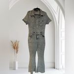 Blue B Collection Denim Wide Leg Jumpsuit Size L Photo 2