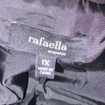 Rafaella  Women's Elegant Black Trench Swing Coat Photo 1