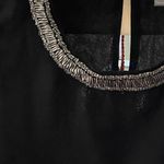 Angie Black chiffon tank with beaded neck Photo 6