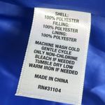 kim rogers Royal Blue Quilted Jacket Vest Photo 7