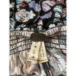 Free People  Black Butterfly Novelty Long Sleeve On Or Off Shoulder Top S Photo 5