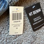 Hot Topic  Indigo Ultra High Rise Ghost Relaxed Fit Mom Jean Shorts SIZE 15 Photo 2