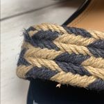 Tory Burch Lola Jute Sandals Woven Nautical Summer Boho Blue Heeled Navy Blue Photo 10