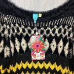 Anthropologie Farm Rio Modern Chevron Knit Sweater Dress Size Medium NWT Photo 5