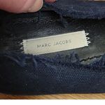 Marc Jacobs Navy Blue Ballet Flats Jeweled Raw Hem Business Casual - 6.5 or 37.5 Photo 1