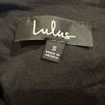 NWT‎ Lulus Long Sleeve Open Back Bodycon Mini Dress in Black Size Small Photo 3